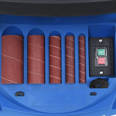 vidaXL oszcillációs orsócsiszoló/szalagcsiszoló 450 W kék