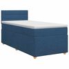 vidaXL Boxspring &aacute;gy matraccal fejt&aacute;ml&aacute;val K&eacute;k 100 x 200 cm Sz&ouml;vet