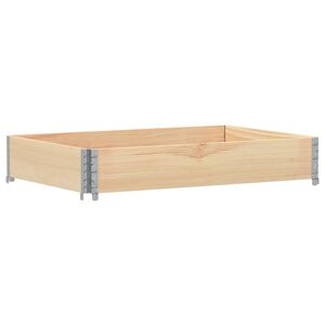 vidaXL t&ouml;m&ouml;r fenyőfa kerti n&ouml;v&eacute;nytart&oacute; 120 x 80 cm