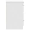 vidaXL 2 db fehér szerelt fa éjjeliszekrény 38 x 35 x 56 cm