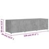 vidaXL betonszürke szerelt fa TV-szekrény 120 x 34 x 30 cm