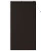 vidaXL Zsaluzia S&ouml;t&eacute;t Barna 140 x 250 cm 35 mm Massz&iacute;v Paulownia fa