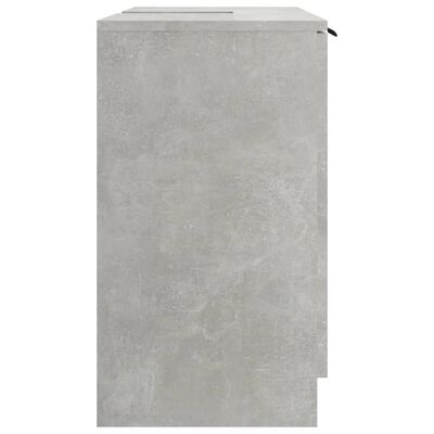 vidaXL betonszürke színű szerelt fa fürdőszobaszekrény 64,5x33,5x59 cm