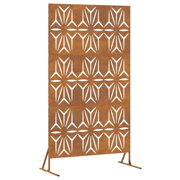 vidaXL Mag&aacute;nszf&eacute;ra K&eacute;pernyő Sz&uuml;rke 100 x 50 x 180 cm Időj&aacute;r&aacute;s&aacute;ll&oacute; ac&eacute;l