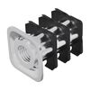 vidaXL Menetes csőbet&eacute;t 12 db Fekete &eacute;s Ez&uuml;st 15,8 x 15,8 x 22,5 mm