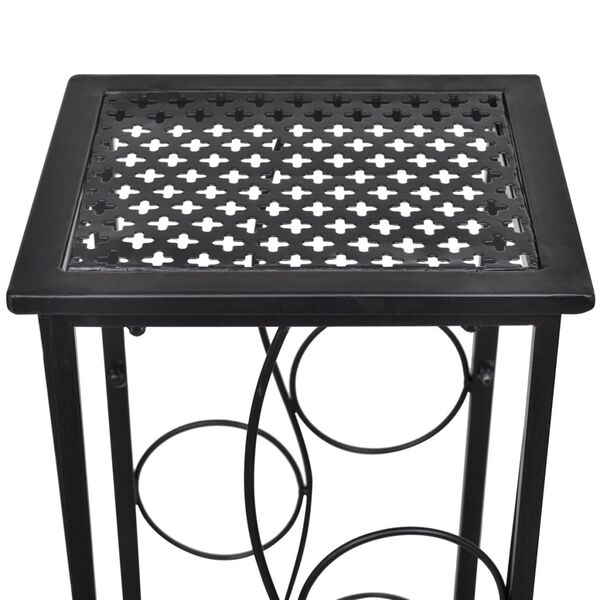 vidaXL fém bortartó állvány 8 palack számára