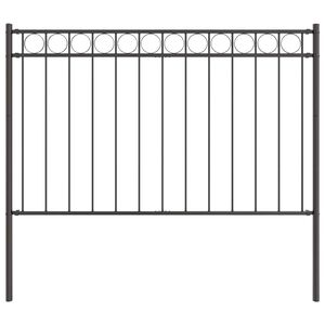 vidaXL Ker&iacute;t&eacute;selem ASSEN 170 x 130 cm Ac&eacute;l Sz&uuml;rke