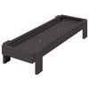 vidaXL Csirke Etető T&aacute;l Fekete 80 x 28 x 13.5 cm