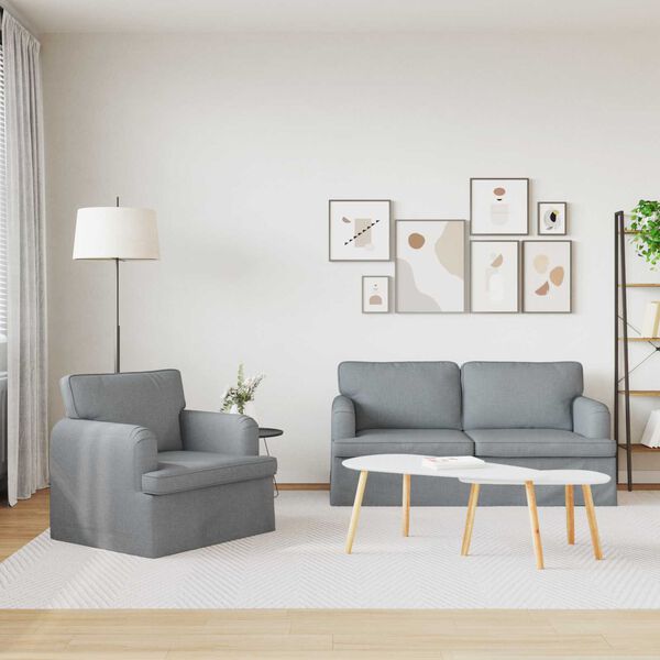 vidaXL Kanap&eacute; 2 pcs Vil&aacute;gossz&uuml;rke