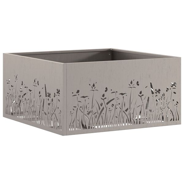 vidaXL Tűzrakó Barna 60 x 60 x 30 cm Acél