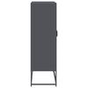 vidaXL Highboard antracit 68x39x123 cm Acél