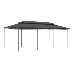 vidaXL antracitszürke pavilon 600 x 298 x 270 cm