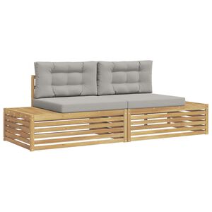 vidaXL K&uuml;lt&eacute;ri kanap&eacute; szett Feh&eacute;r 230,5 x 83 x 73 cm Poli&eacute;szter
