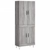 vidaXL sz&uuml;rke sonoma szerelt fa magasszekr&eacute;ny 69,5 x 34 x 180 cm