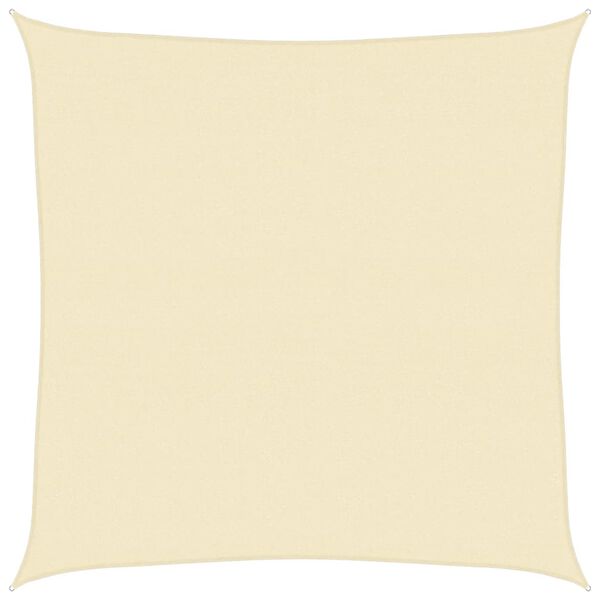 vidaXL kr&eacute;msz&iacute;nű HDPE napvitorla 160 g/m&sup2; 4 x 4 m