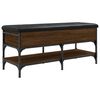 vidaXL barna t&ouml;lgy sz&iacute;nű szerelt fa cipőpolc 102 x 42 x 45 cm