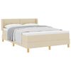 vidaXL Boxrug&oacute;s &aacute;gy p&aacute;rn&aacute;val fejt&aacute;ml&aacute;val Kr&eacute;m 200 x 140 cm sz&ouml;vet