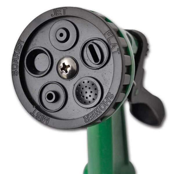 Rugalmas tekercselt kerti locsol&oacute;t&ouml;mlő &eacute;s permetező sz&oacute;r&oacute;fej 15 m