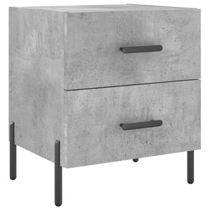vidaXL betonsz&uuml;rke szerelt fa &eacute;jjeliszekr&eacute;ny 40 x 35 x 47,5 cm