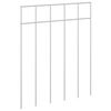 vidaXL Kertker&iacute;t&eacute;s panel 24 db 25 x 30 cm Horganyzott Ac&eacute;l Ez&uuml;st