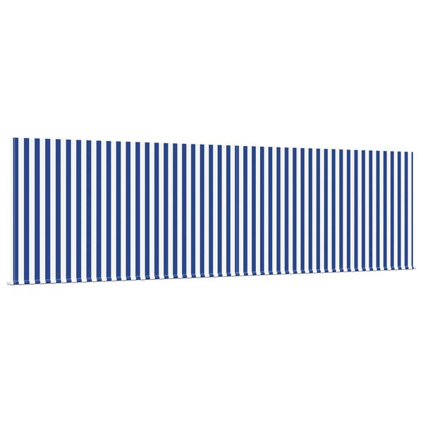 vidaXL Beh&uacute;zhat&oacute; napellenző K&eacute;k &eacute;s Feh&eacute;r 400 &times; 300 cm