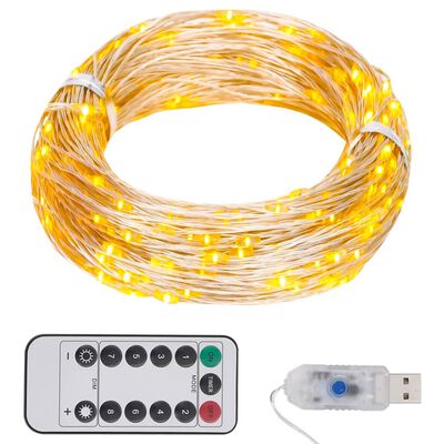vidaXL meleg fehér fényű LED-szalag 150 LED-el 15 m