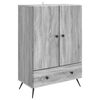 vidaXL Sz&eacute;f Sz&uuml;rke Sonoma 66 x 34,5 x 95 cm Szerelt Fa