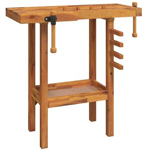 vidaXL t&ouml;m&ouml;r ak&aacute;cfa munkapad satukkal 92 x 48 x 83 cm