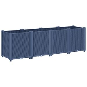 vidaXL k&eacute;ksz&uuml;rke polipropil&eacute;n kerti &uuml;ltetől&aacute;da 160 x 40 x 53 cm