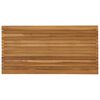 vidaXL Asztallap 110 x 55 x 3,5 cm N&eacute;gysz&ouml;gletes T&ouml;m&ouml;r Teakfa