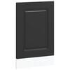 vidaXL mosogat&oacute;g&eacute;p panel Kalmar Fekete 45x1,5x57 cm m&eacute;rn&ouml;ki fa