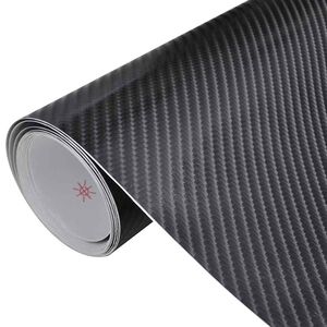 vidaXL 2 darab 4D-s fekete aut&oacute;f&oacute;lia 100 x 150 cm + 50 x 150 cm