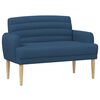 vidaXL Gombra tűz&ouml;tt loveseat K&eacute;k 116 x 67 x 80 cm Sz&ouml;vet