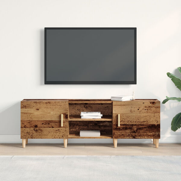 vidaXL TV szekrény Régi fa 150 x 30 x50 cm Faanyag