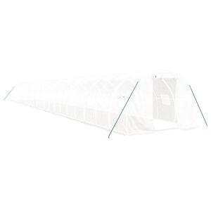 vidaXL feh&eacute;r ac&eacute;lv&aacute;zas melegh&aacute;z 72 m&sup2; 24 x 3 x 2 m