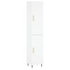 vidaXL fehér szerelt fa magasszekrény 34,5x34x180 cm