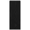 vidaXL Fali szekr&eacute;ny Fekete t&ouml;lgy 34,5 x 34 x 90 cm Faanyag