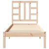 vidaXL Small Single tömör fa ágykeret 75 x 190 cm