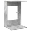 vidaXL Oldal asztal Beton Sz&uuml;rke 40 x 38 x 62,5 cm Szerelt Fa