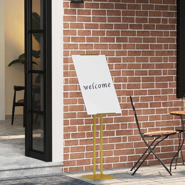 vidaXL Ki&aacute;ll&iacute;t&oacute; &Aacute;llv&aacute;ny Arany 26,5 x 26,5 x 150 cm Ac&eacute;l