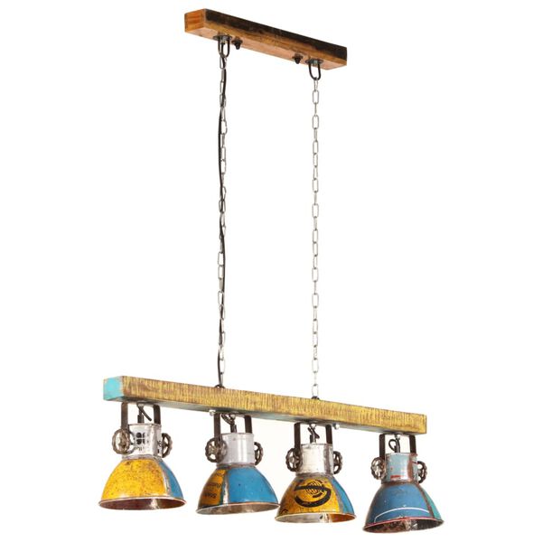 vidaXL többszínű ipari mennyezeti lámpa 25 W 111 cm E27