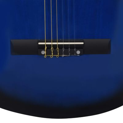 vidaXL kék 6 húros klasszikus western cutaway gitár ekvalizerrel