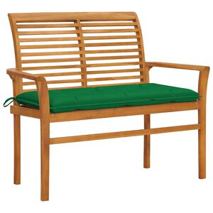 vidaXL t&ouml;m&ouml;r t&iacute;kfa kerti pad z&ouml;ld p&aacute;rn&aacute;val 112 cm