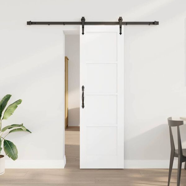 vidaXL Cs&uacute;sz&oacute; ajt&oacute; ORKDAL Feh&eacute;r 61 x 198,5 cm T&ouml;m&ouml;r fenyőfa