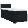 vidaXL Boxspring &aacute;gy matraccal fejt&aacute;ml&aacute;val Fekete 80 x 200 cm Sz&ouml;vet