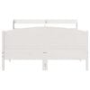 vidaXL fehér tömör fenyőfa ágy matrac nélkül 150 x 200 cm