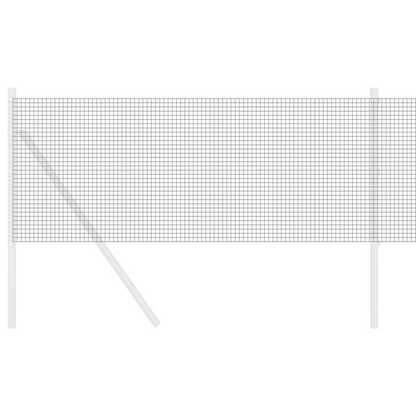 vidaXL Hegesztett Drótháló Kerítés Szürke 0.4 x 100 m Acél