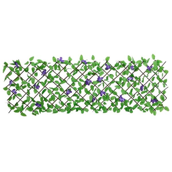 vidaXL zöld bővíthető műborostyán rács 180 x 70 cm