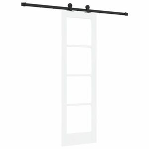 vidaXL Cs&uacute;sz&oacute; ajt&oacute; ORKDAL Feh&eacute;r &eacute;s fekete 61 x 198,5 cm