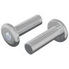 vidaXL Csavar 2 pcs Ez&uuml;st 8 x 25 mm Ac&eacute;l